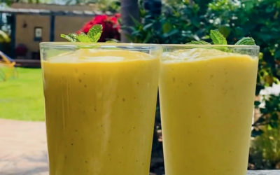 Mango Mint Breakfast Smoothie