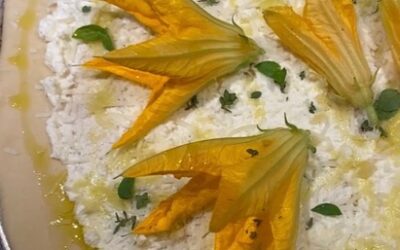 Squash Blossom Pizza