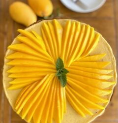Mango Greek Yogurt Tart